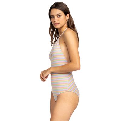Roxy Wavy Stripe One Piece Mayo