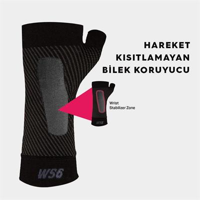 WS6 Performans Bilek Koruyucu Siyah