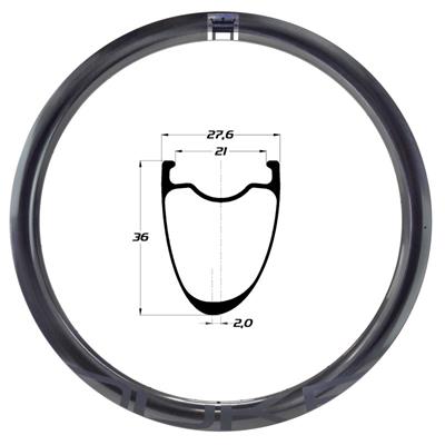 Duke Baccra Ultra SLR2 36 Karbon Yol Jant Çemberi
