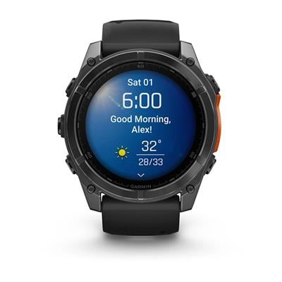 Garmin Fenix 8 – 51mm Amoled - Slate Gri GPS Akıllı Saat