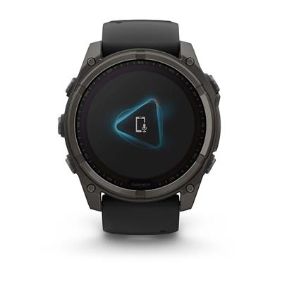 Garmin Fenix 8 – 51 mm Solar Sapphire Karbon gri DLC Titanyum GPS Akıllı Saat