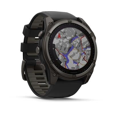 Garmin Fenix 8 – 51 mm Solar Sapphire Karbon gri DLC Titanyum GPS Akıllı Saat