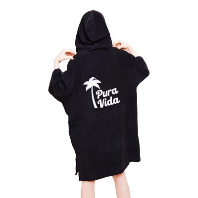 Pura Vida Havlu Panço Unisex - Siyah