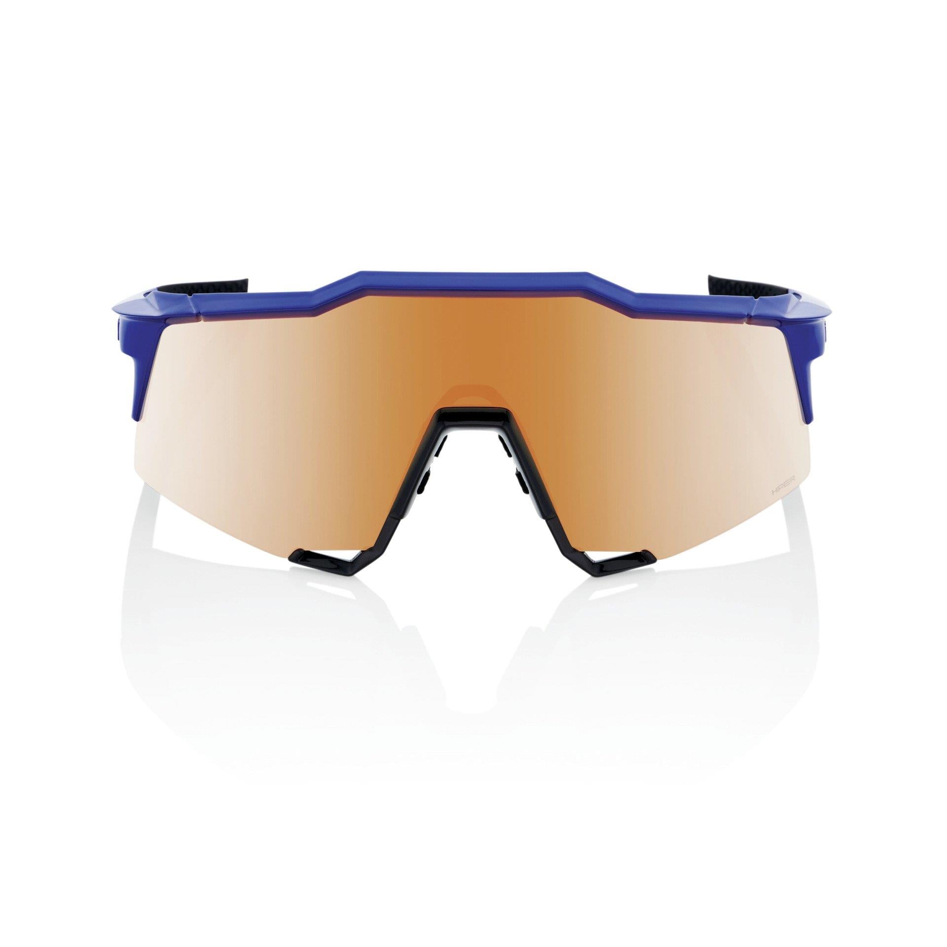 100% Speedcraft - Gloss Cobalt Blue - Hiper Copper Mirror Lens