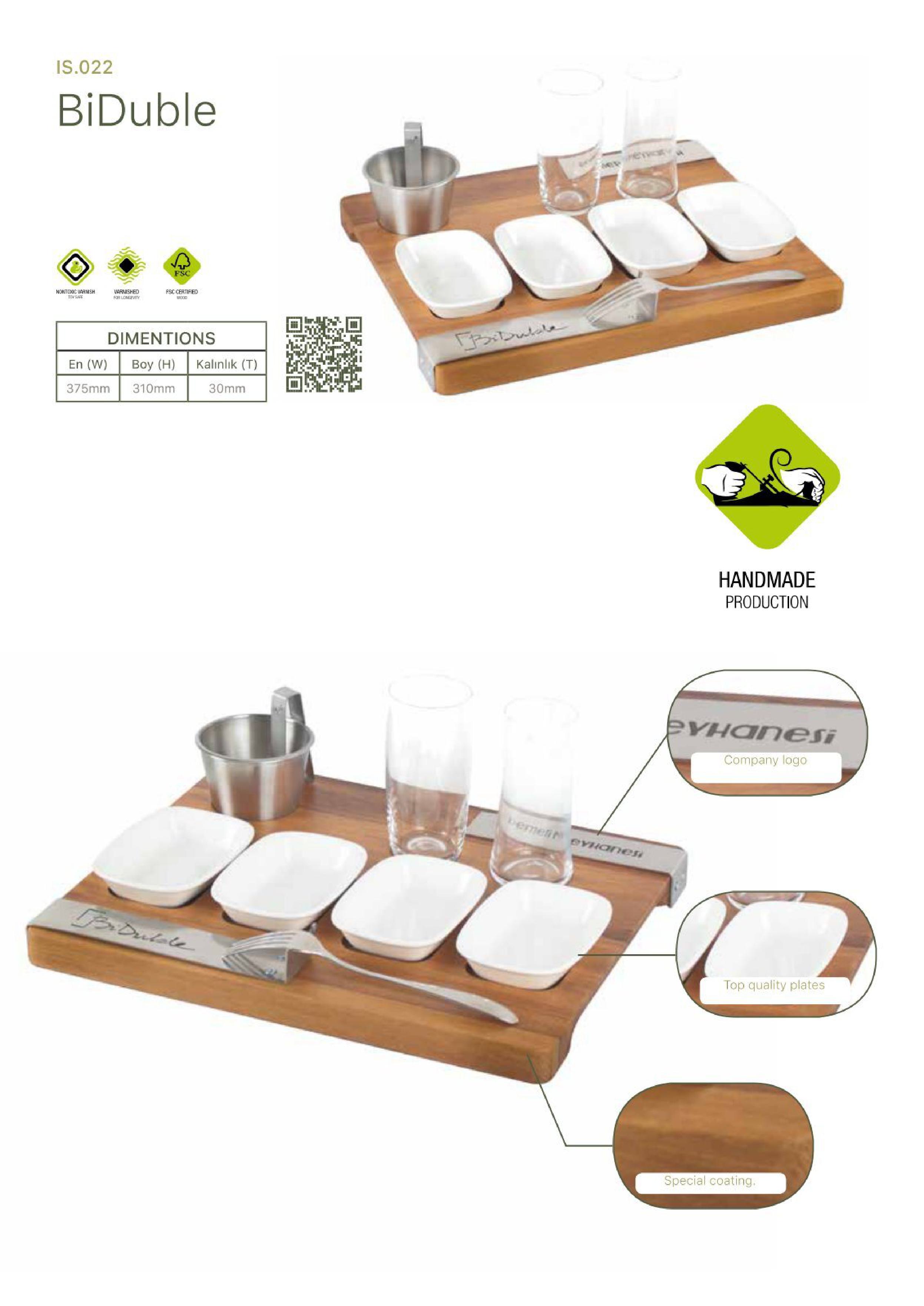 rakı serving set, wooden rakı presentation, handcrafted rakı tray, Bi Duble rakı ensemble, traditional rakı serving, artisan rakı accessories, cultural rakı set, elegant wooden rakı serving board, authentic rakı experience