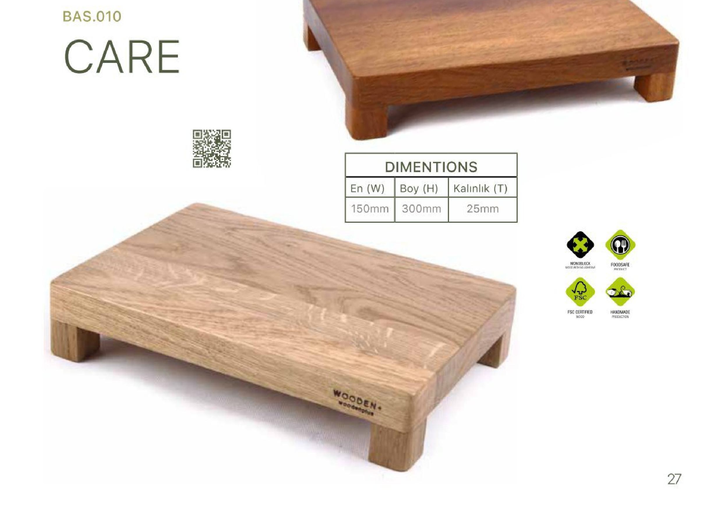CARE wooden tray, multi-use serving board, elegant wooden platter, handcrafted wood tray, kitchen serving board, versatile food presentation board, rustic serving board, natural wood serving tray, stylish kitchen accessory, snack and appetizer board