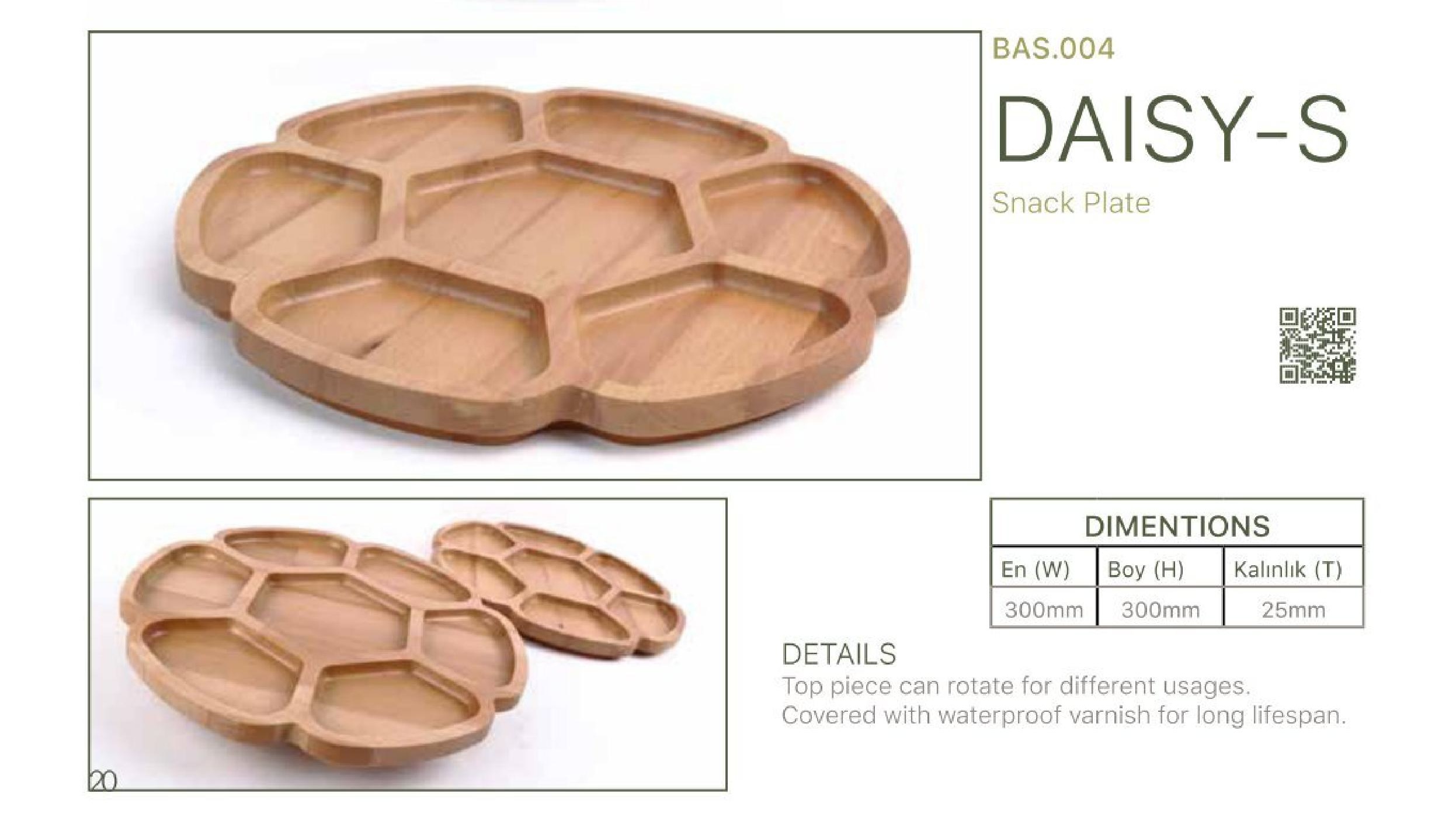 compact wooden serving board, DAISY-S tray, minimalist wood platter, rustic small serving board, stylish wood kitchen accessory, handcrafted snack tray, natural wood finish board, wooden cheese board, modern serving dish, elegant compact tray