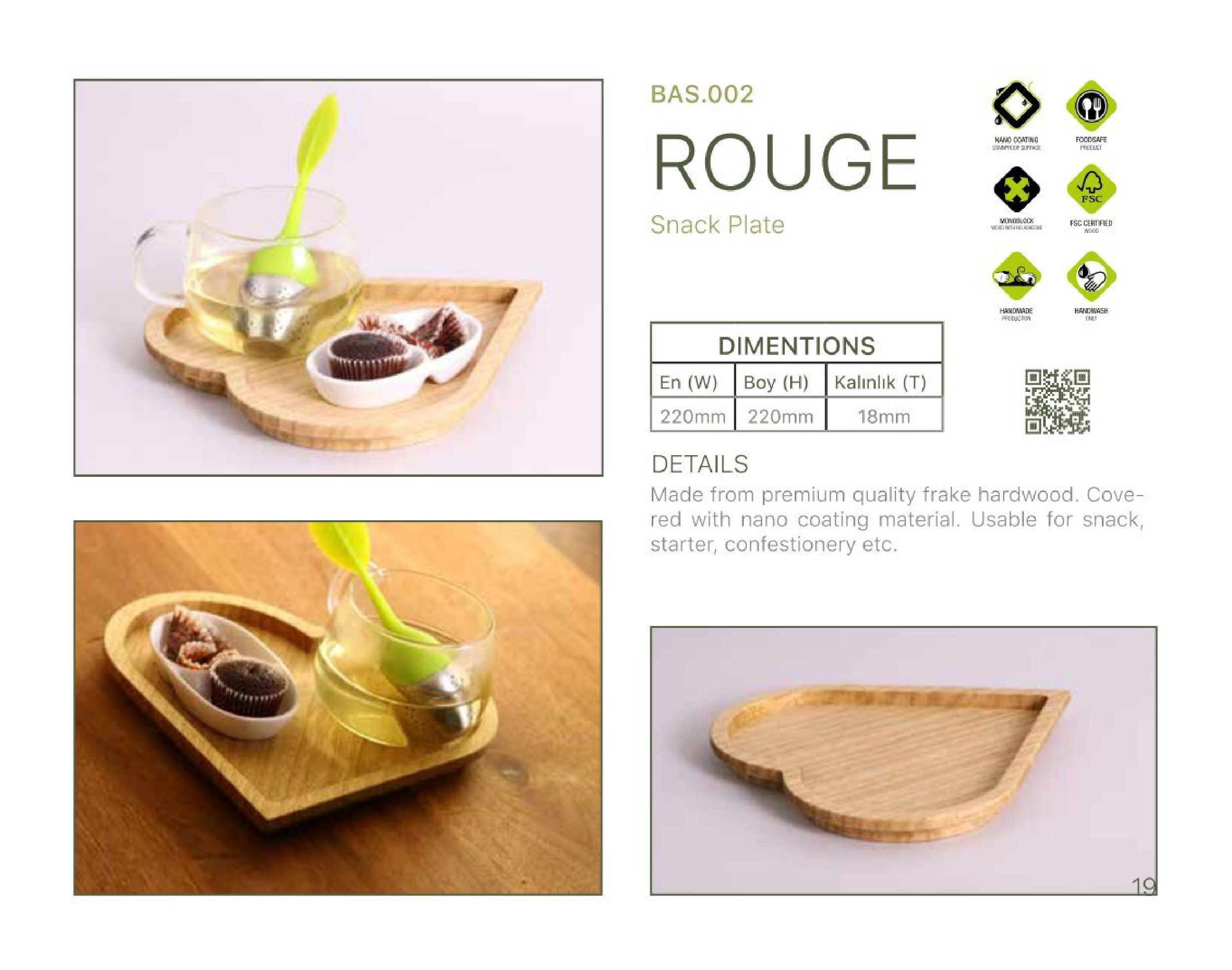 multi-purpose wooden serving board, ROUGE serving tray, sleek wood platter, functional wooden board, handcrafted serving board, wooden charcuterie tray, rustic serving platter, wooden appetizer board, natural wood serving dish, wooden kitchen accessory, stylish serving board, durable wood platter, decorative serving board, wooden cheese board, versatile wooden tray