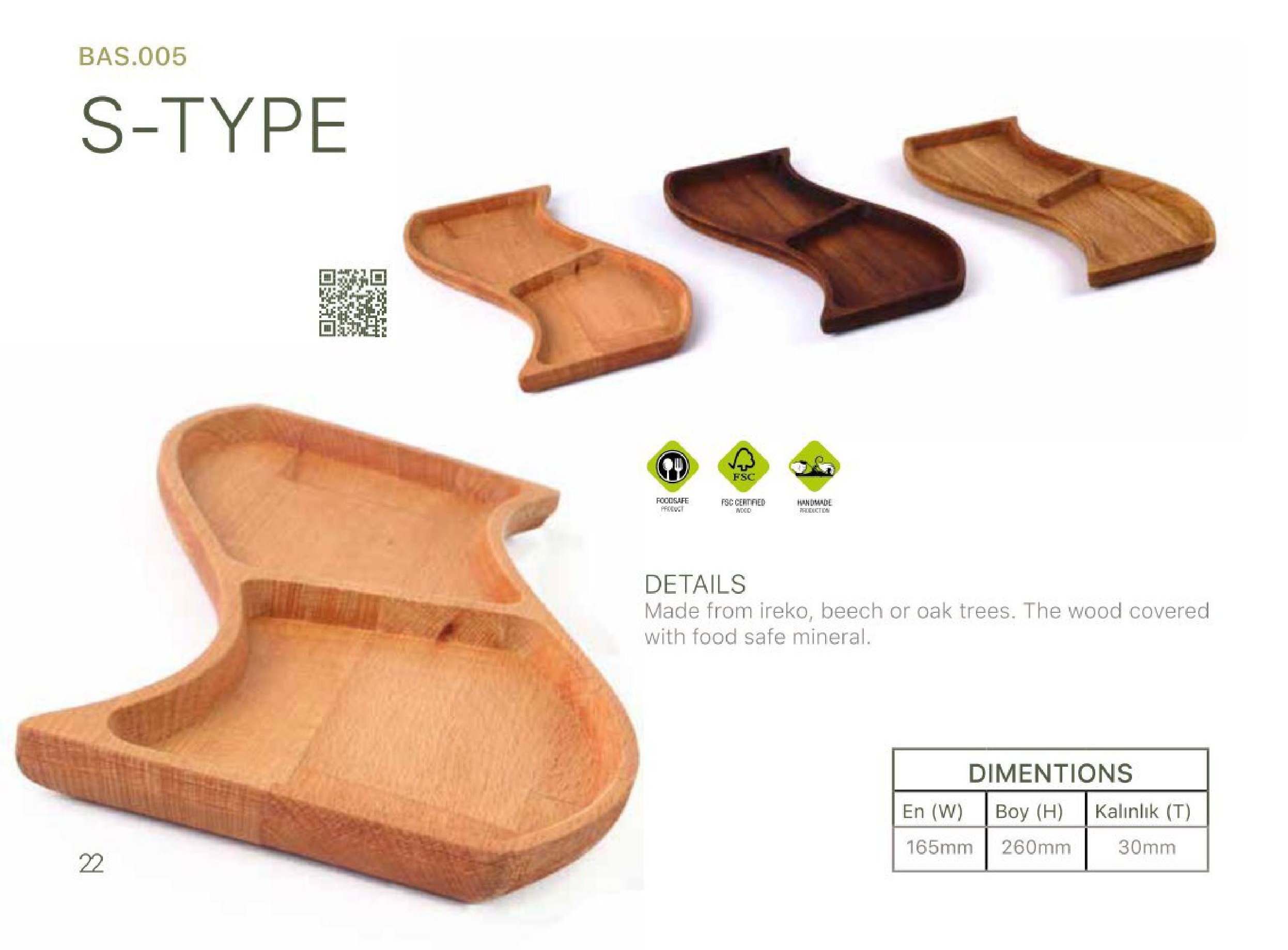 S-Type wooden serving board, curved wooden platter, multi-purpose wood tray, elegant food serving board, natural wood presentation tray, handcrafted kitchen board, stylish wooden server, rustic food tray, unique shaped serving tray, charcuterie wood board, modern wood serveware