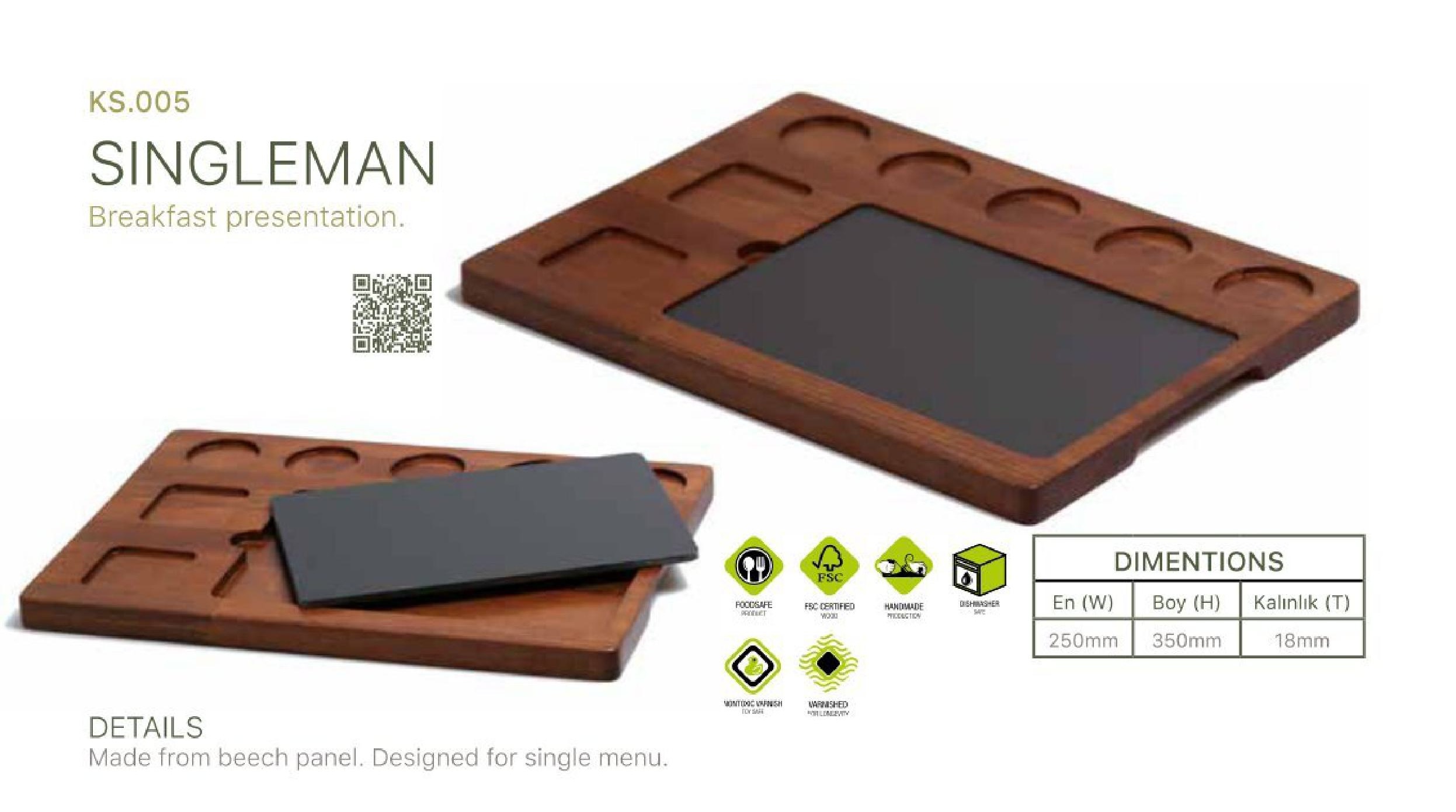 wooden breakfast tray, Singleman breakfast board, compact wood platter, stylish wooden board, handcrafted breakfast tray, rustic serving tray, wooden morning meal board, natural wood serving dish, wooden kitchen accessory, sleek breakfast board, durable wood platter, decorative serving board, wooden cheese board, versatile wooden tray, wooden snack board