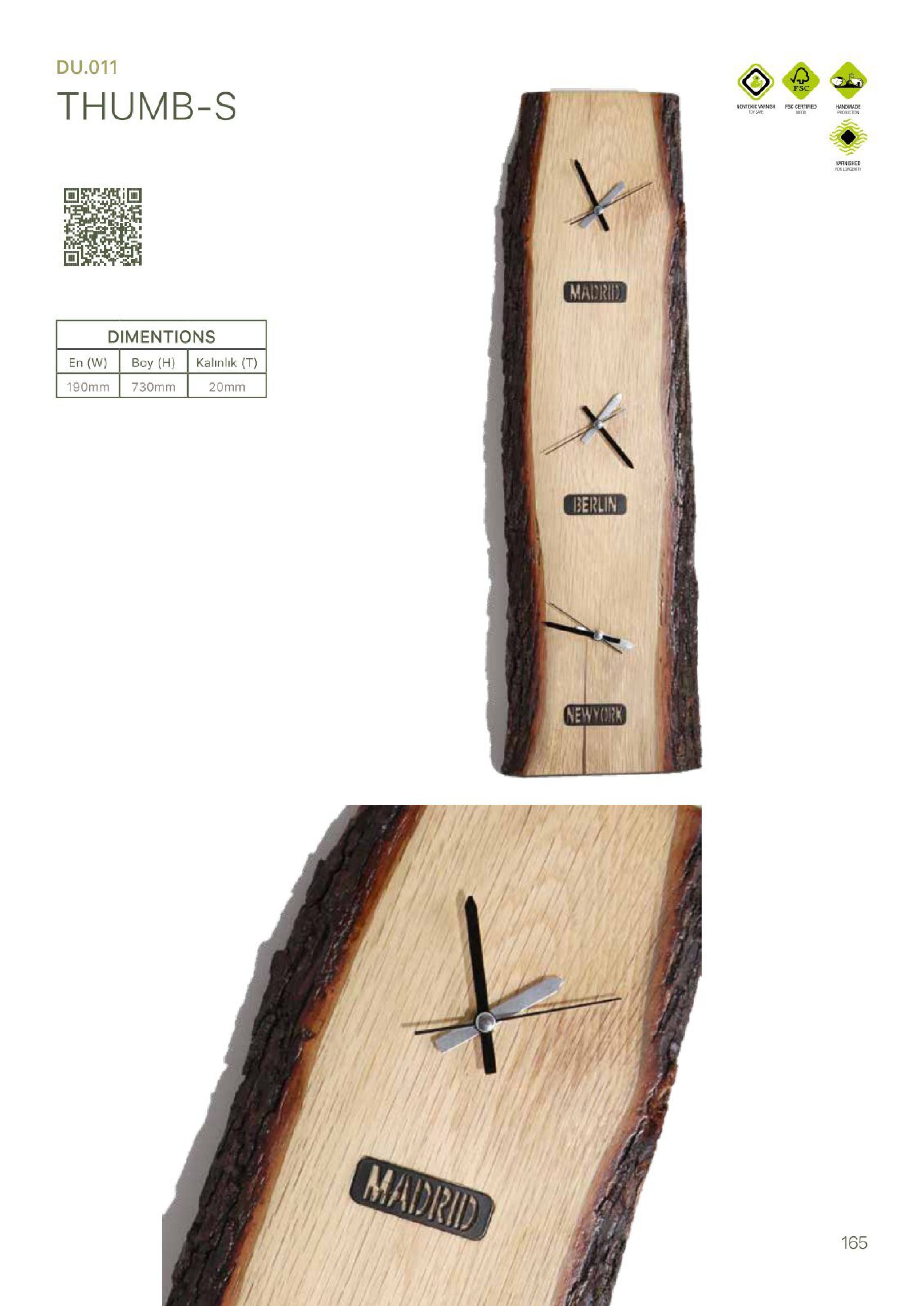 wooden world clock, THUMB multi-time zone clock, modern wood wall timepiece, wooden time zone wall clock, handcrafted global clock, multi-region wood clock, wooden decor clock, elegant time display, wood finish world time, modern rustic clock, global wood clock decor, unique wooden wall timepieces, multi-time wood clock