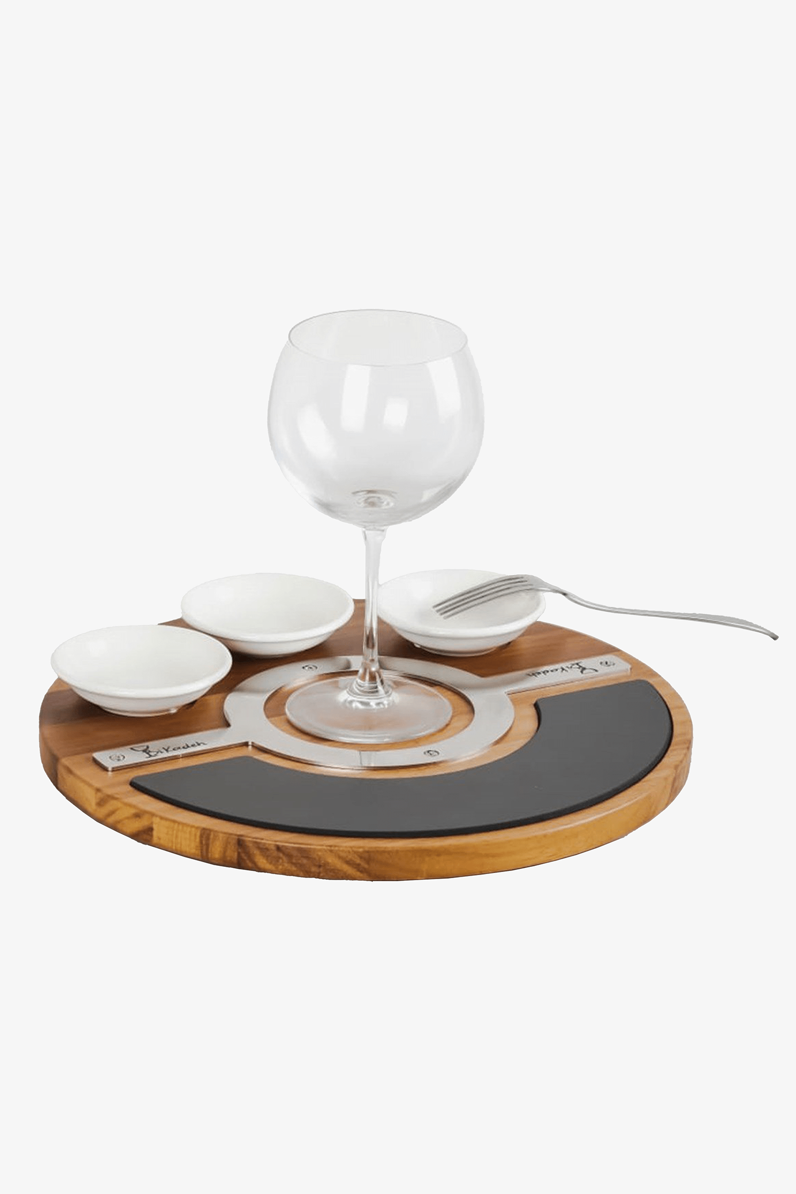 Bi Kadeh - Wine Serving Set - Elegant Wooden Presentationwooden+Is. 099