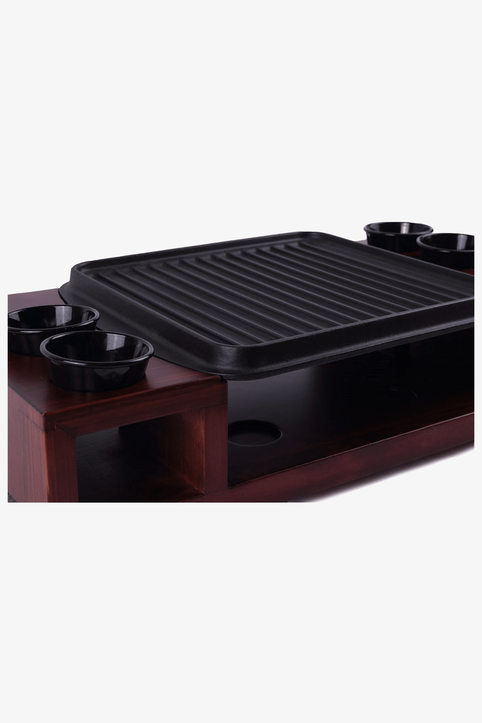 COOL - S - Wooden Meat Serving Tray - Compact BBQ Boardwooden+ES.002