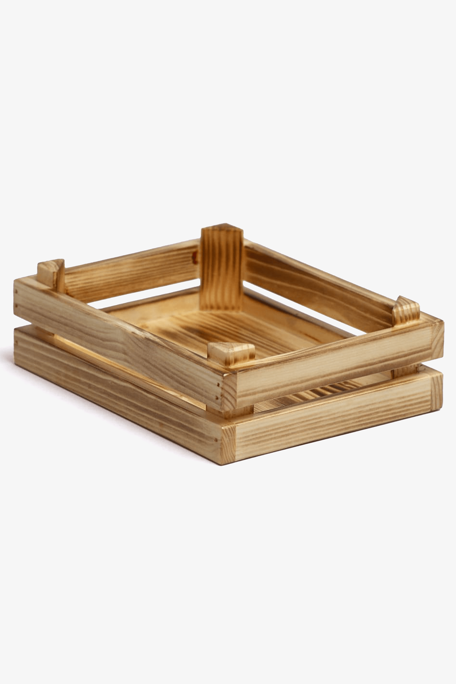 FRUIT - Wooden Crate Tray - Natural Style Fruit Presentationwooden+BAS.007