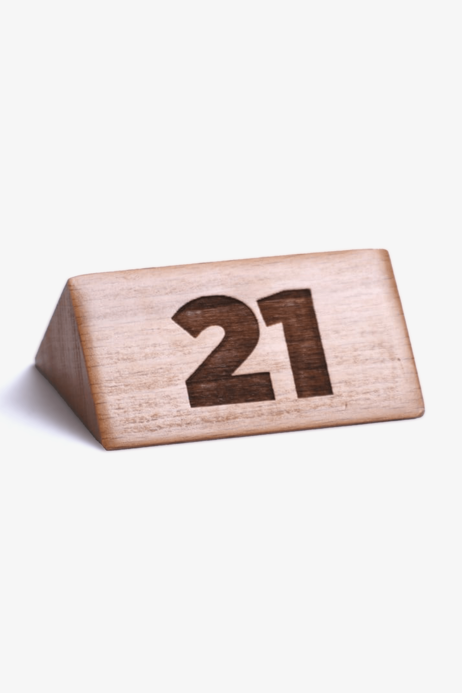 Wooden Table Number Stand - Handcrafted and Stylishwooden+DU002.02
