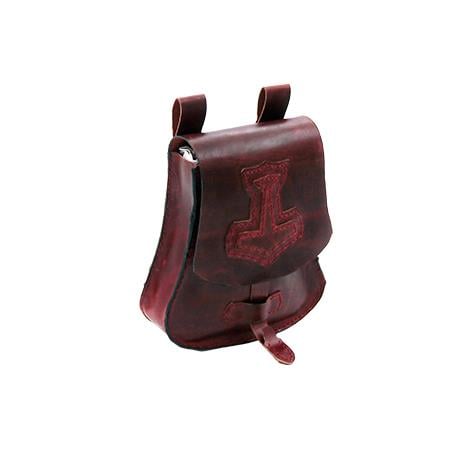 El Yapımı Deri Postacı Çantası