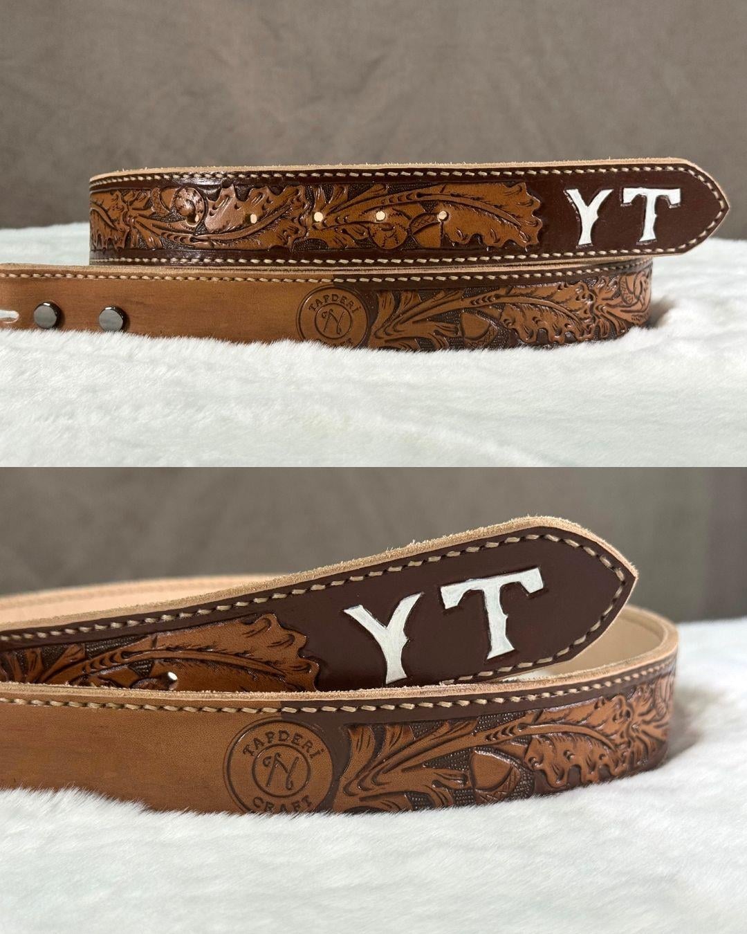 Oakleaf Leather Belt