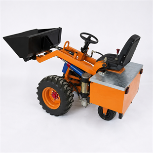 3 Tekerlekli Mini Elektrikli Yükleyici 500 kg Kapasiteli