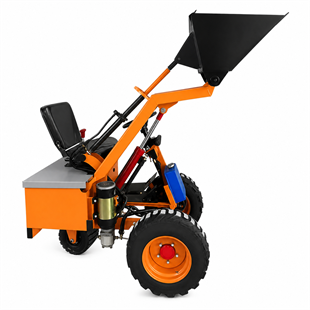 3 Tekerlekli Mini Elektrikli Yükleyici 500 kg Kapasiteli