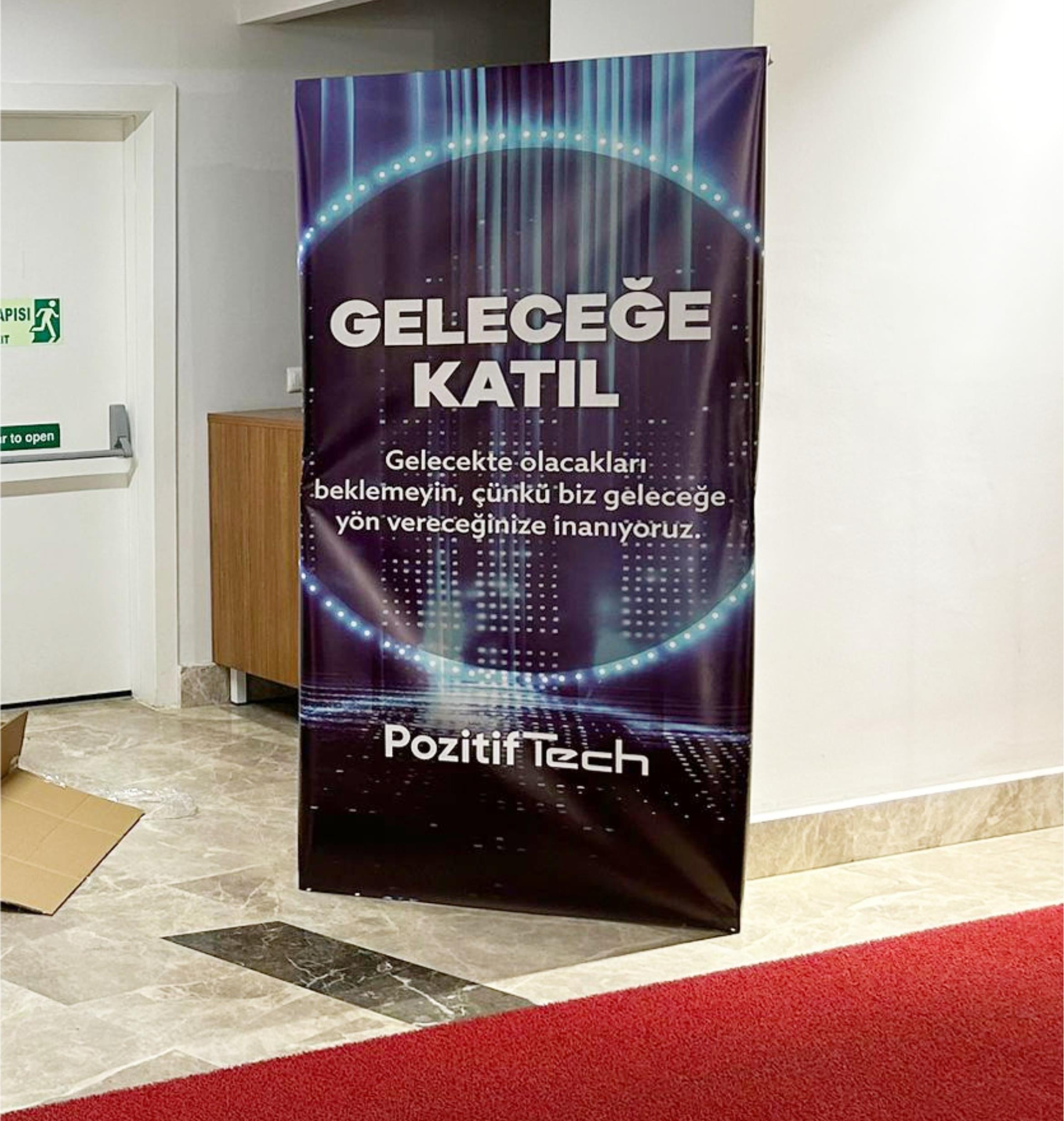 1mt x 2 mt yatay / dikey sunum backdrop