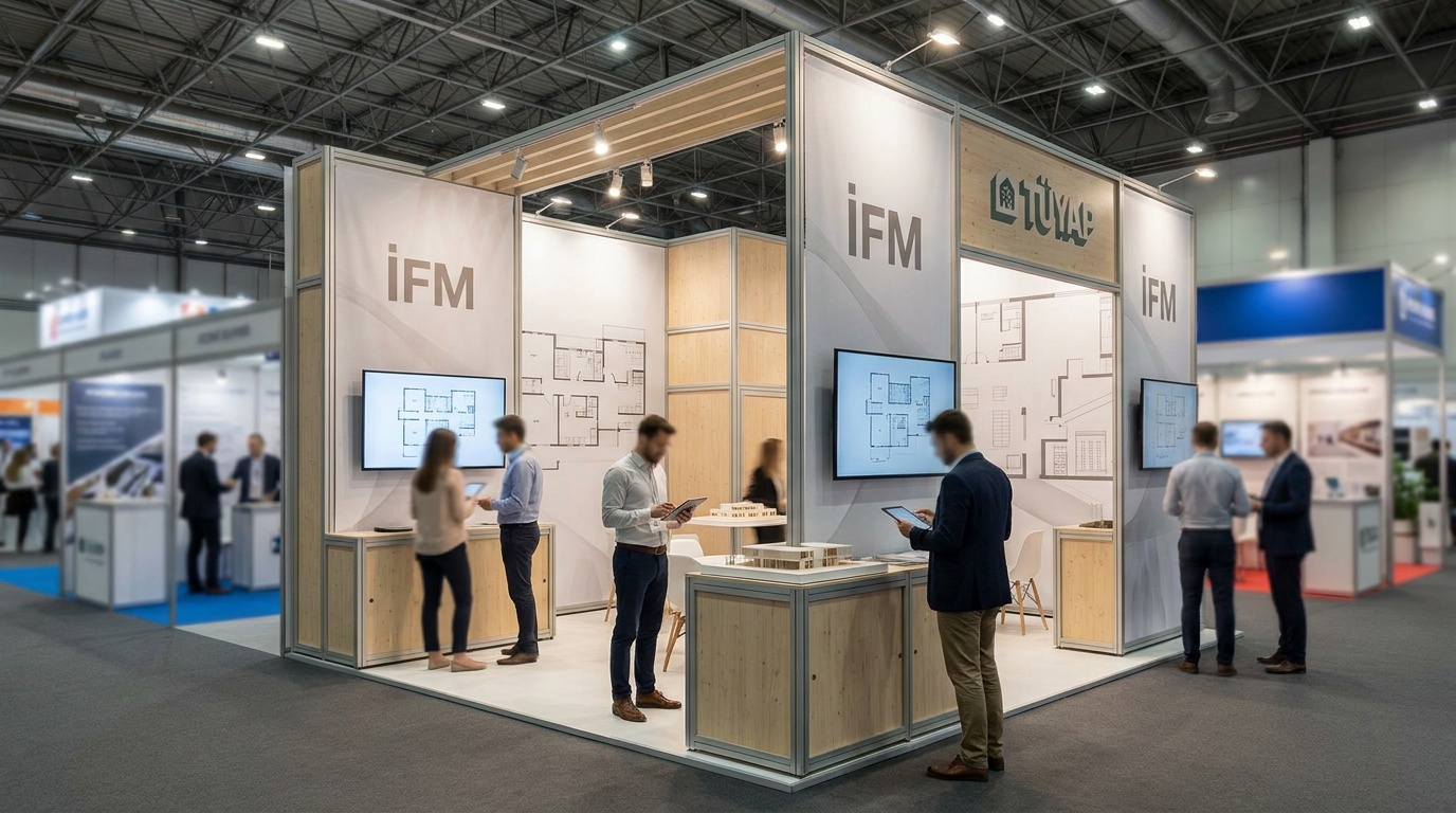 istanbul fuar merkezi moduler stand kurulumu