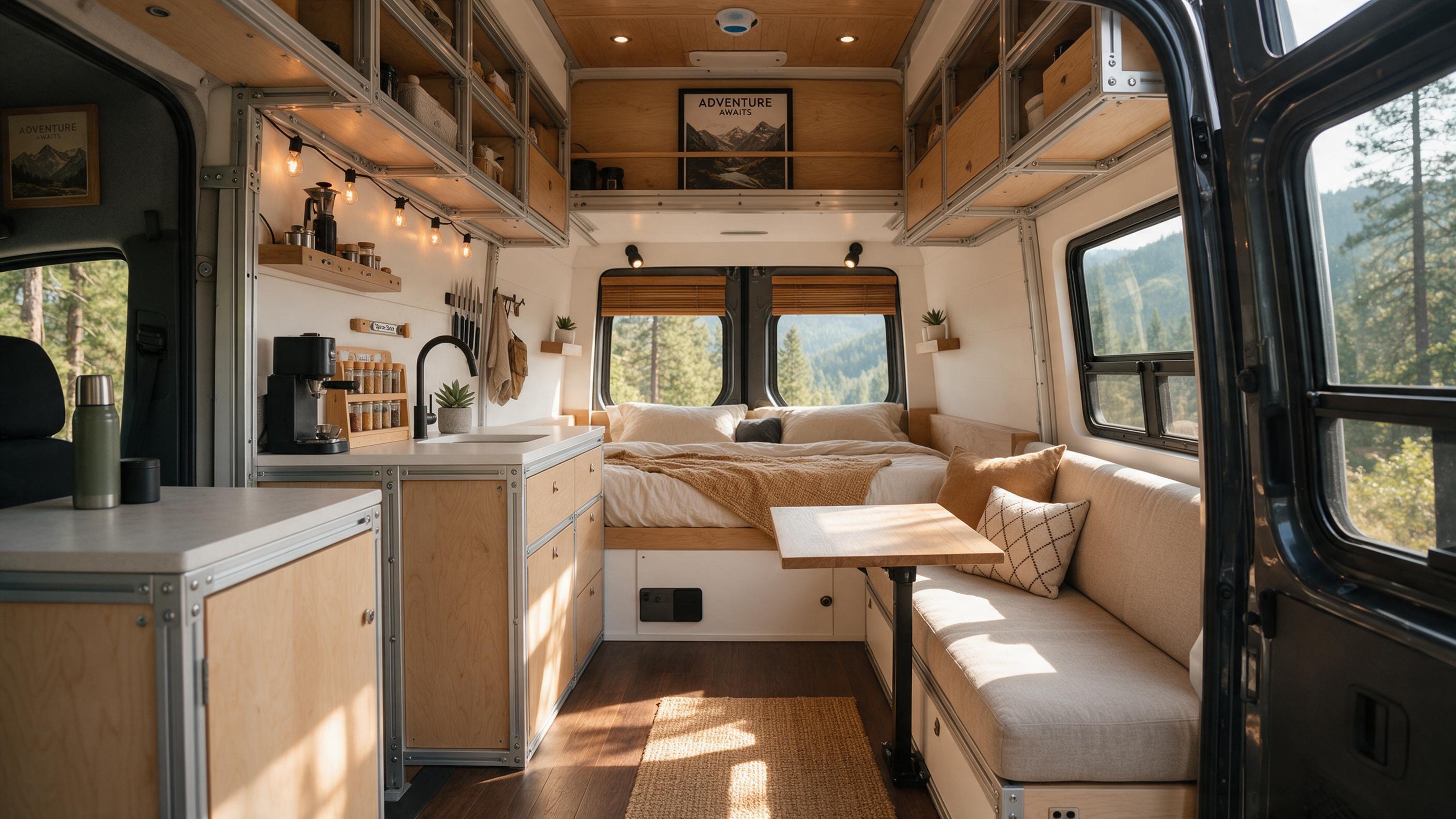 karavan tiny house moduler aluminyum iskelet