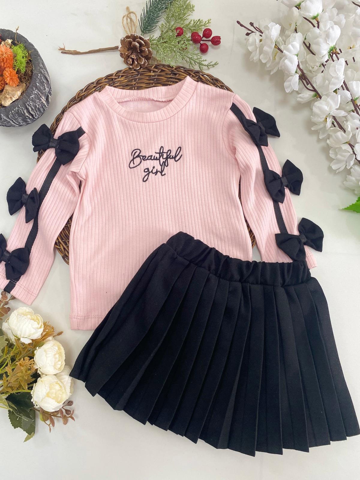 Beatiful Girl İkili Takım Pembe (2-5 Yaş)