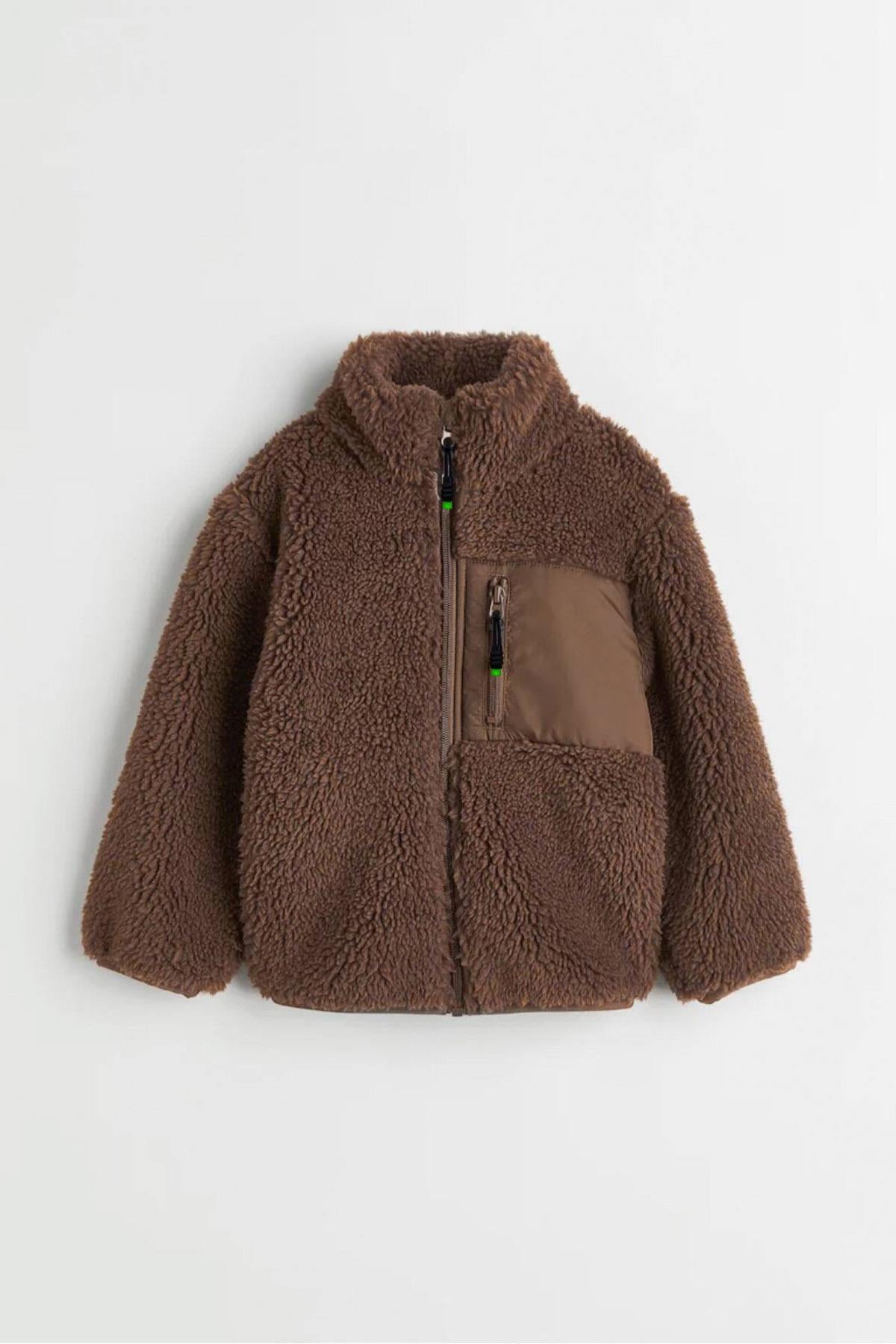 Laciel Peluş Mont Kahve (1-7 Yaş)