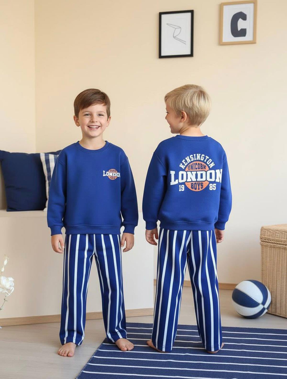 London 3İplik Pamuklu İkili Takım (2-8Yaş)