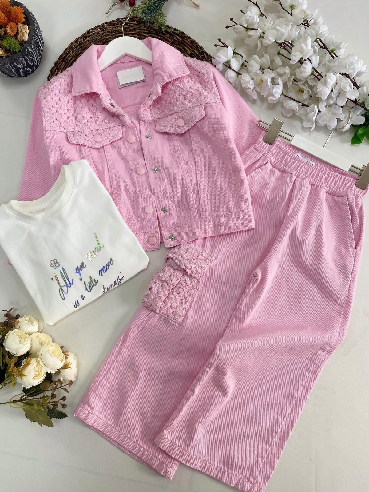 Pul Detay 3lü İkili Takım (3-12 Yaş)