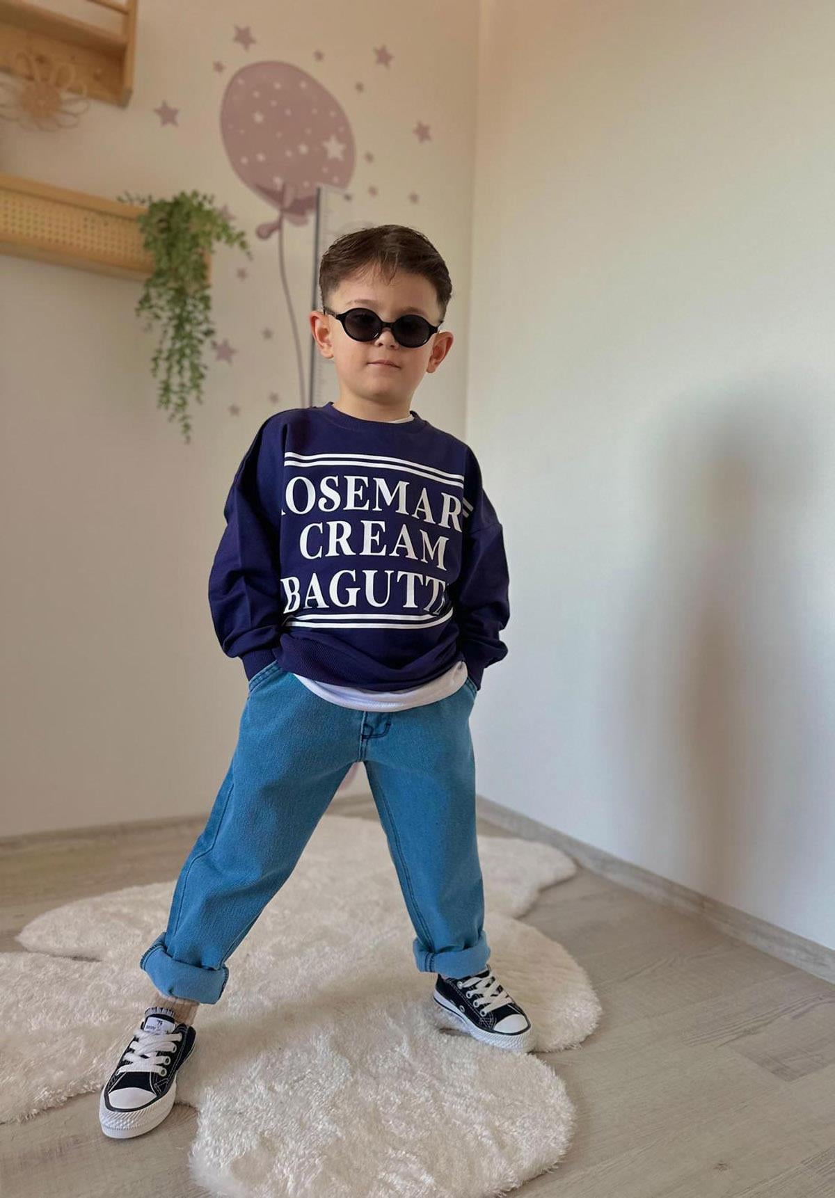 Sweat Jean Erkek Çocuk İkili Takım Lavicert (3-10Yaş)