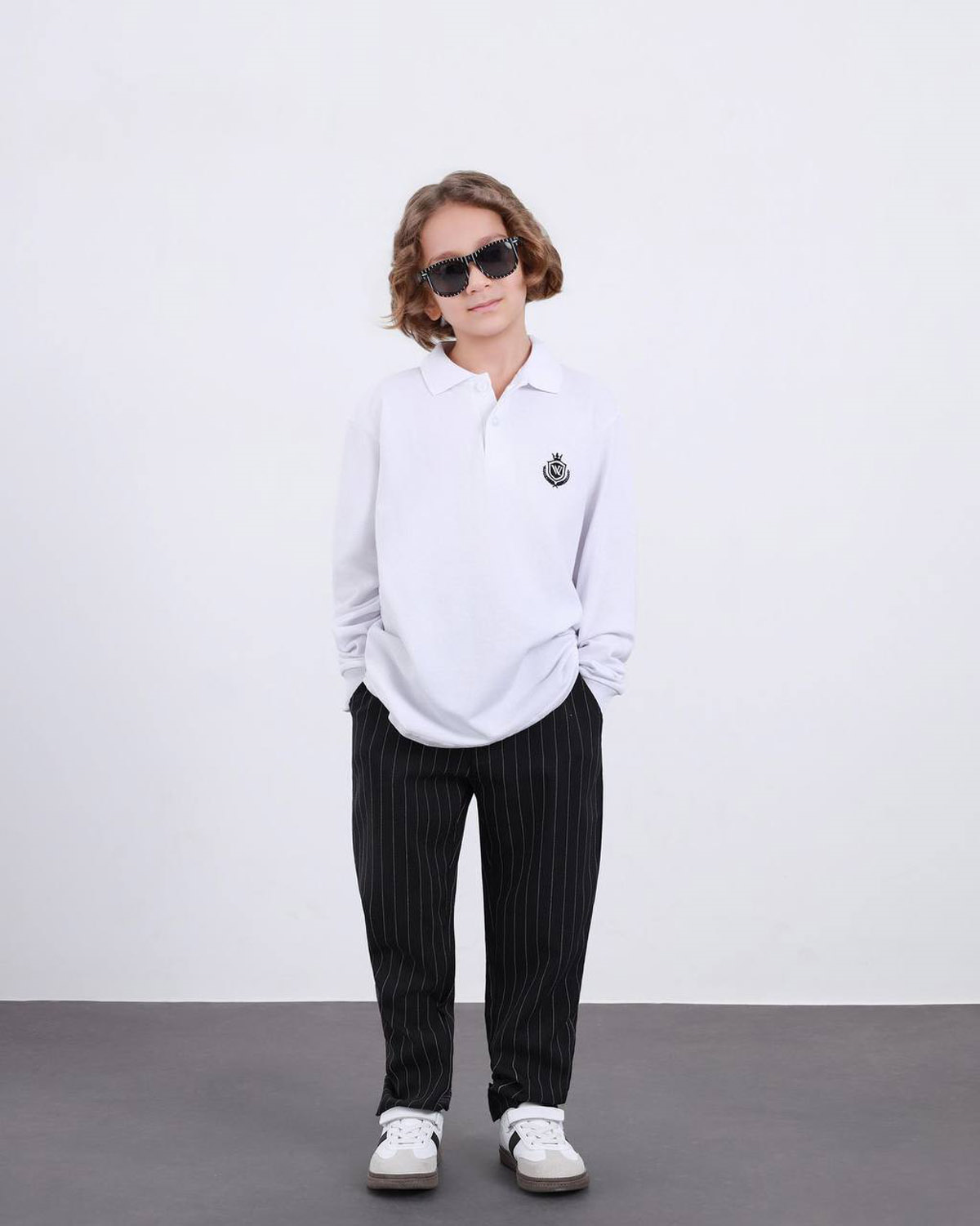 Basic Pamuklu İkili Takım Beyaz(4-12 Yaş)