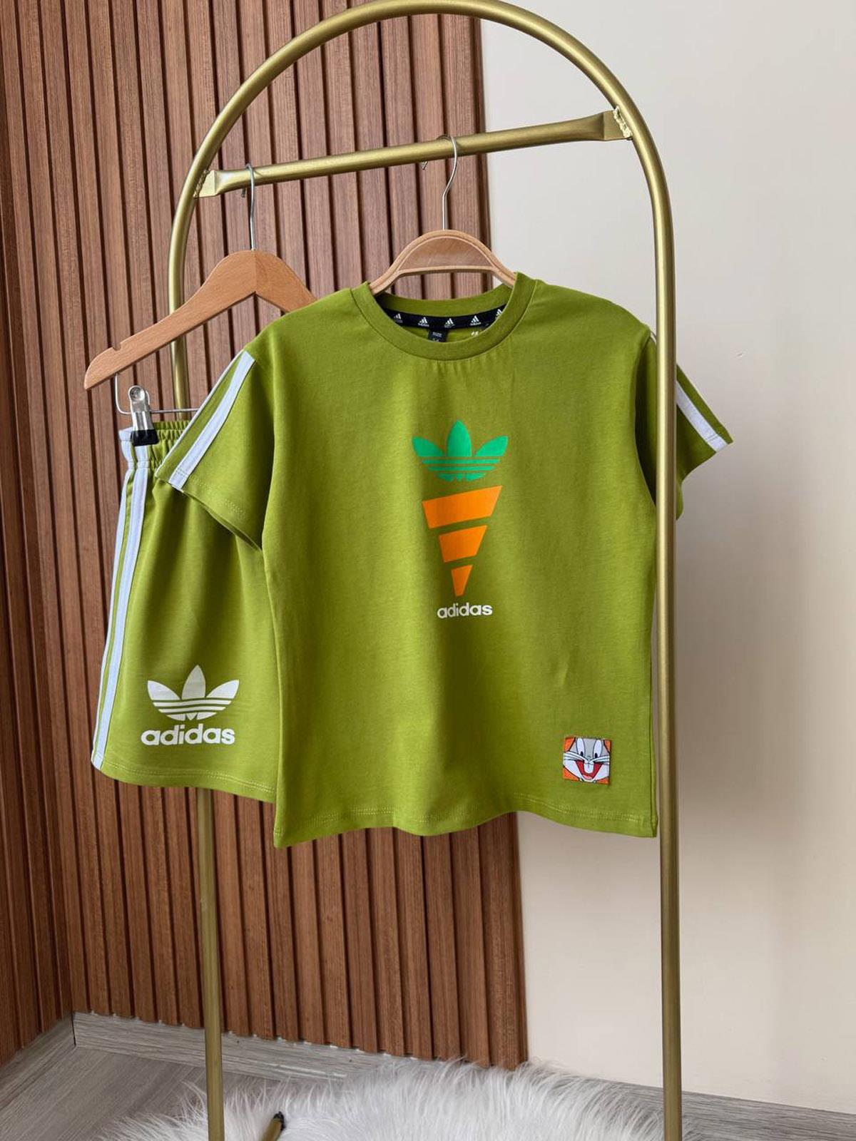 Bugs Bunny Şortlu İkili Takım Yeşil (5-14 Yaş)