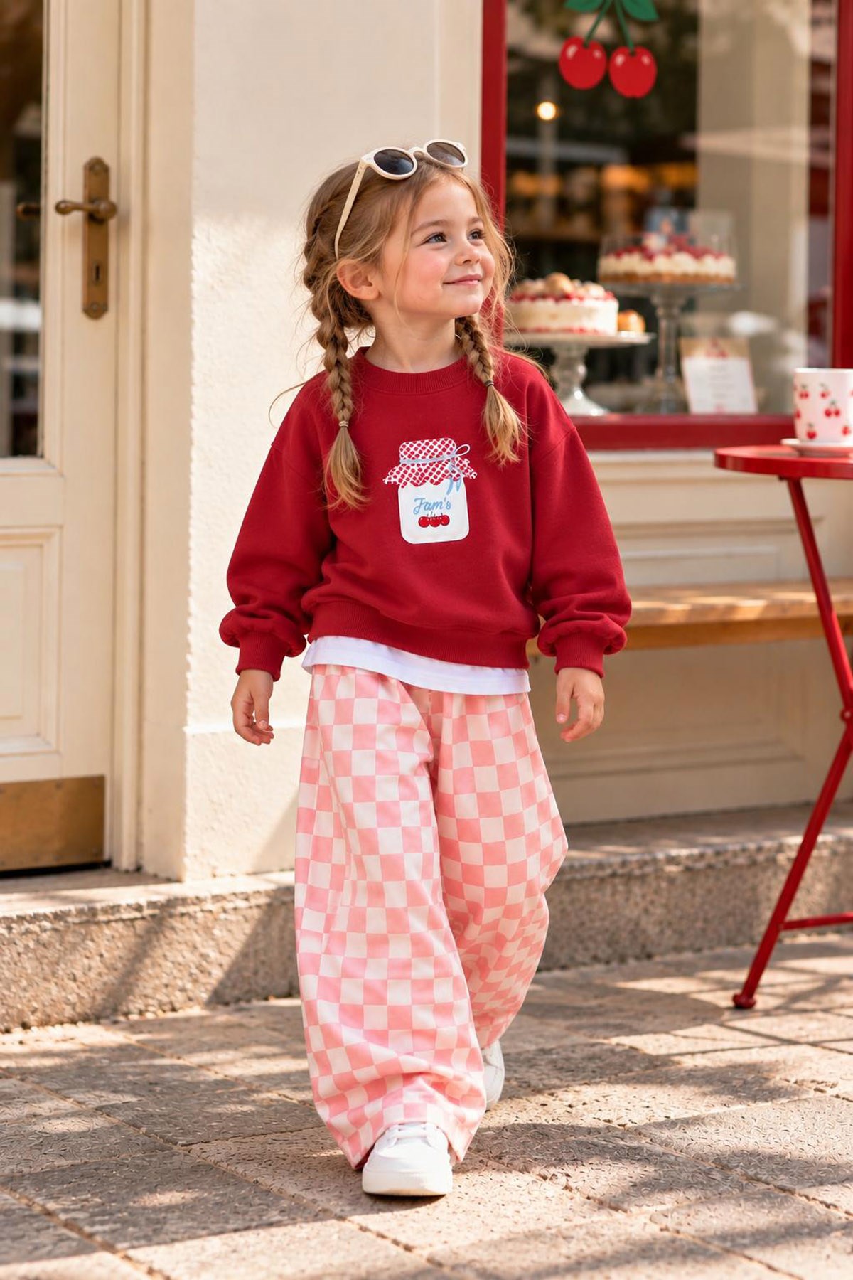 Kiraz Reçeli 3 İplik İkili Takım (2-8 yaş)
