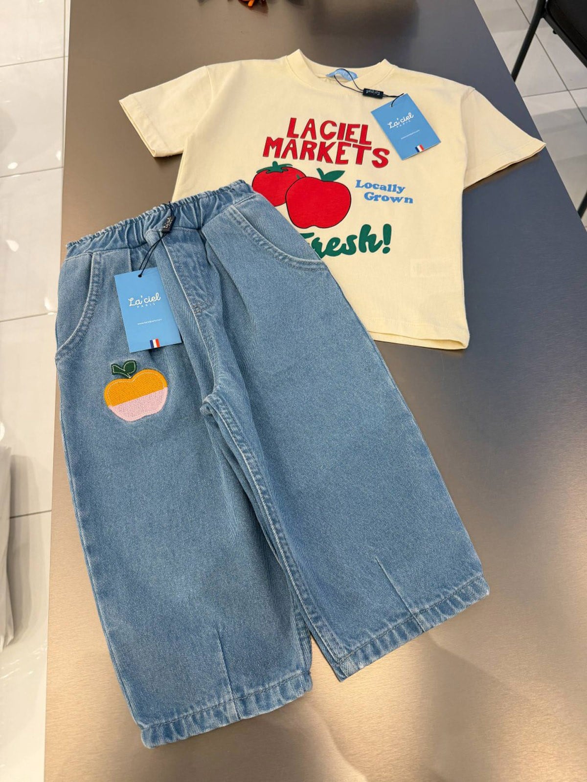 Laciel Paris Denim Balon Pantolon (2-7  Yaş)