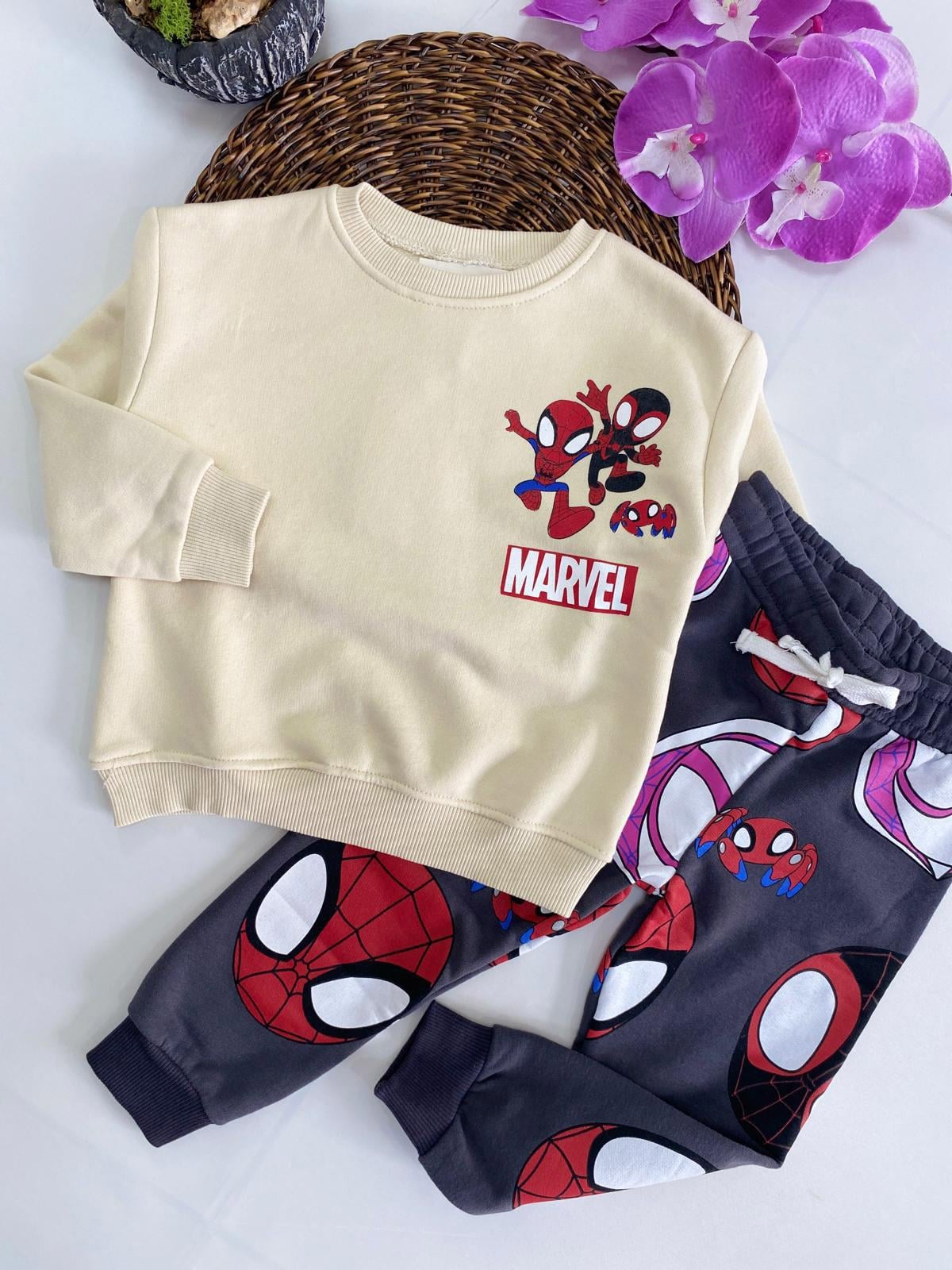 Marvel Spiderman 3 İplik İkili Takım (2-8 Yaş)