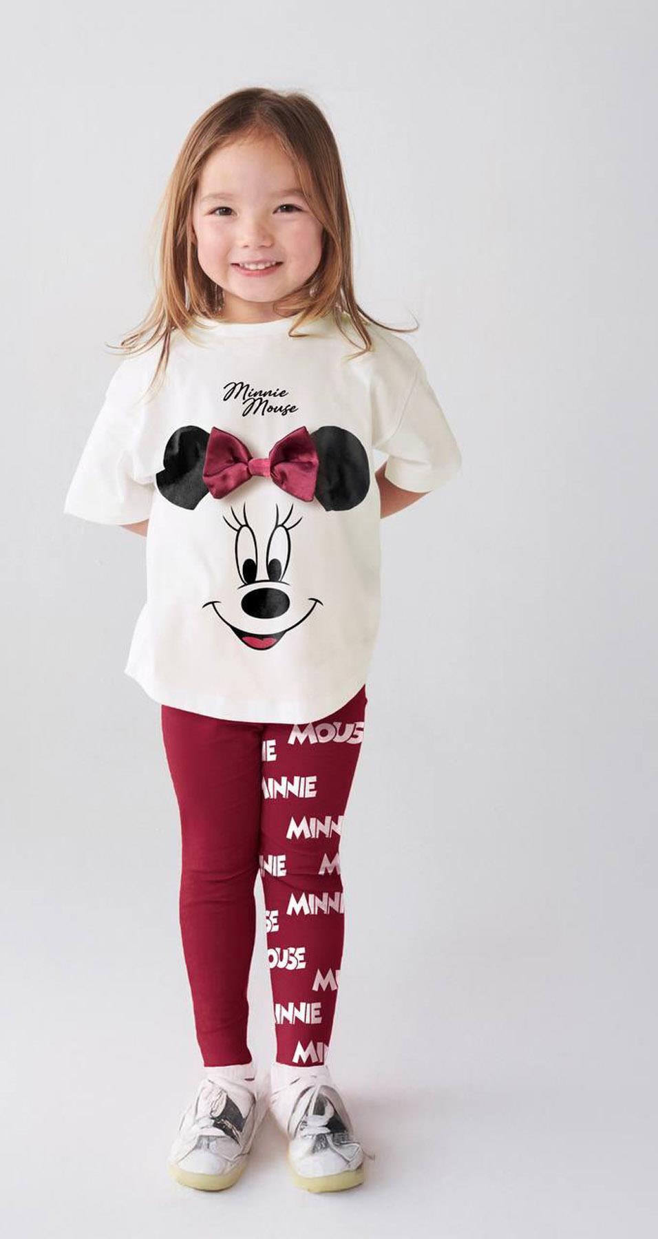 Mini Mouse Toka Detay İkili Takım (2-8 Yaş)