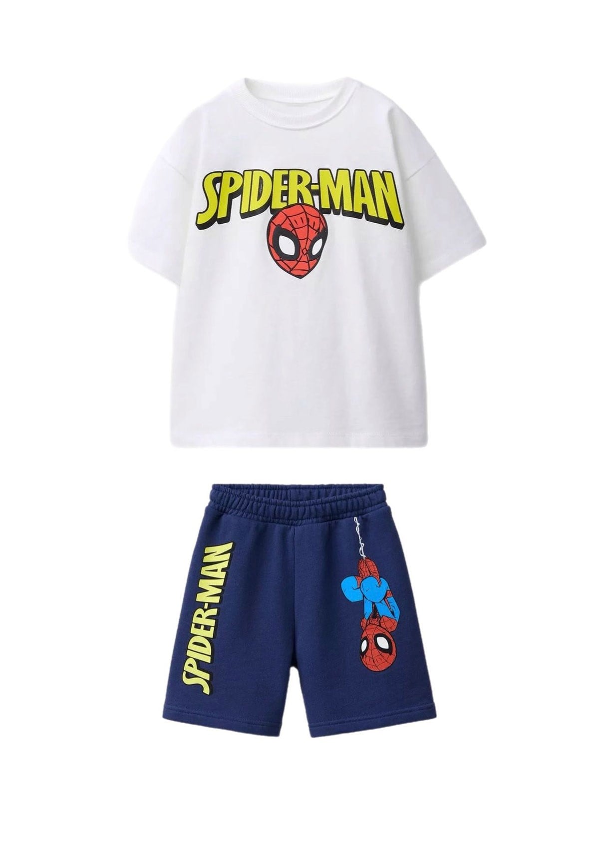 Örümcek Adam Şortlu Pamuklu İkili Takım  ( 2-8 Yaş)