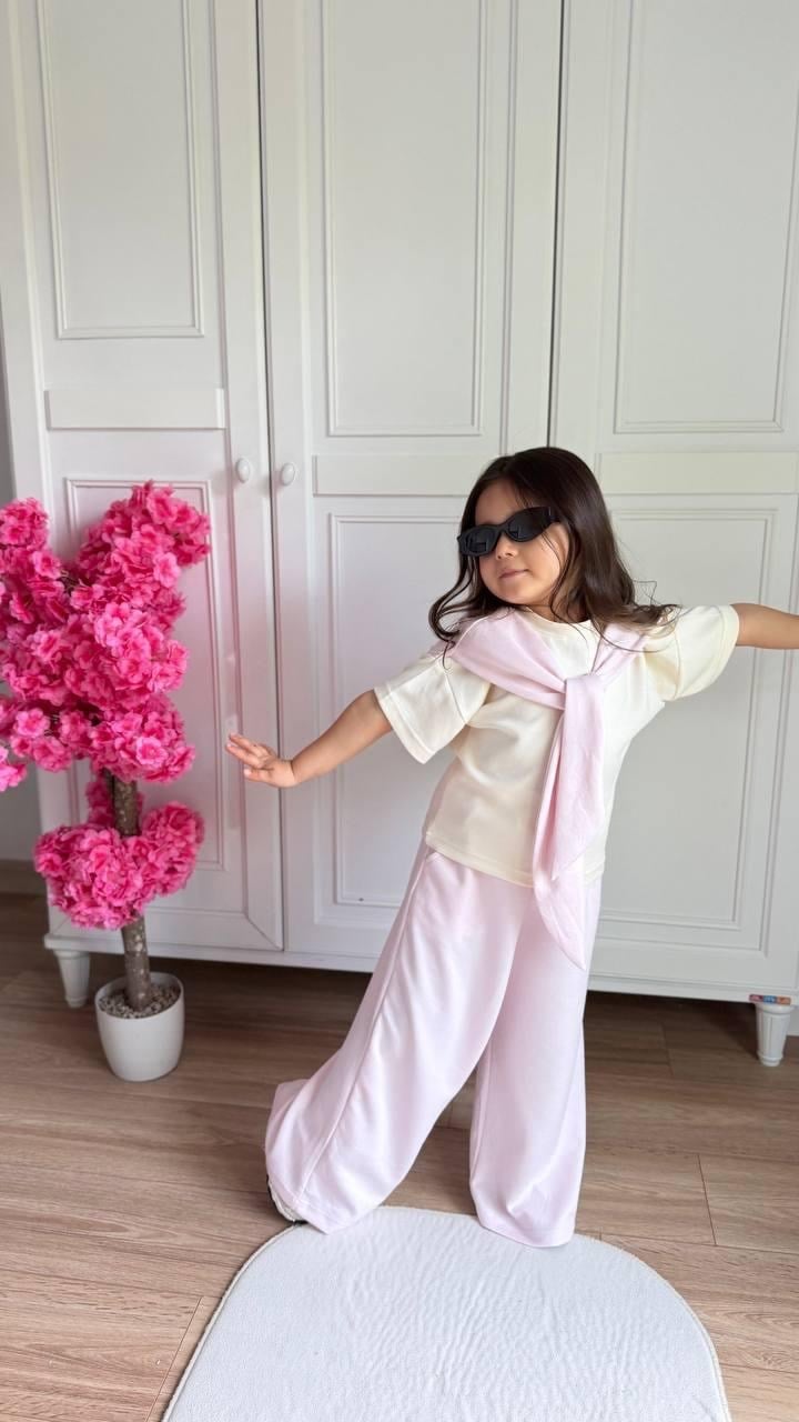 OYS. Kumaş İkili Takım Pembe (3-10 Yaş)