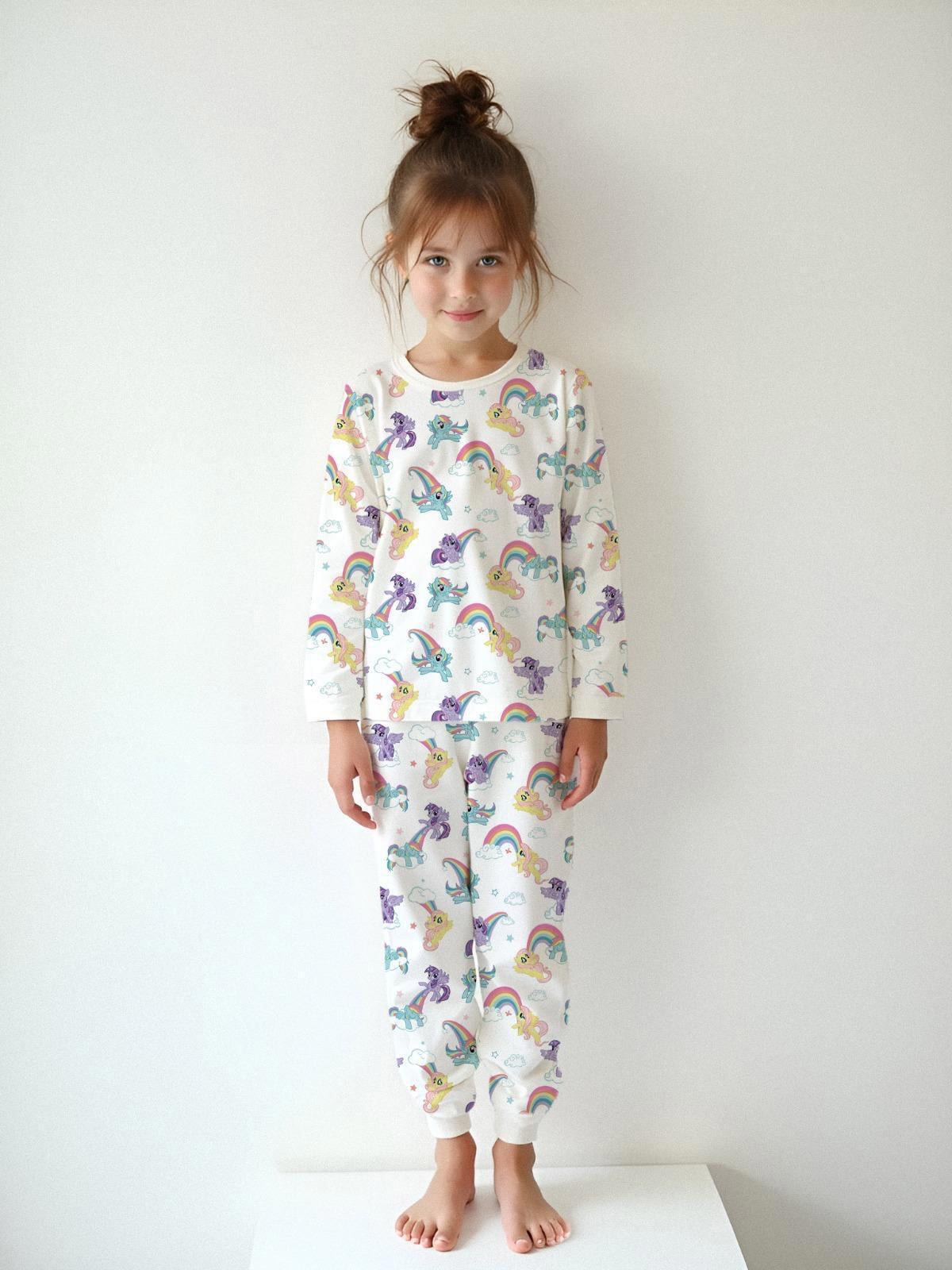 Unıcorn Pamuklu Pijama Takımı (1-9 Yaş)