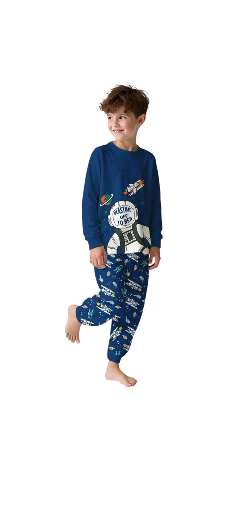 Uzay Pamuklu Pijama Takımı (1-5 Yaş)