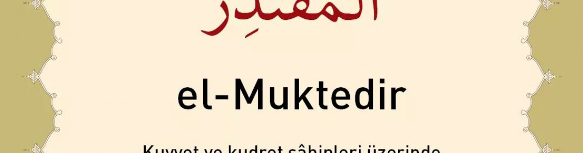 El-Muktediru Anlamı