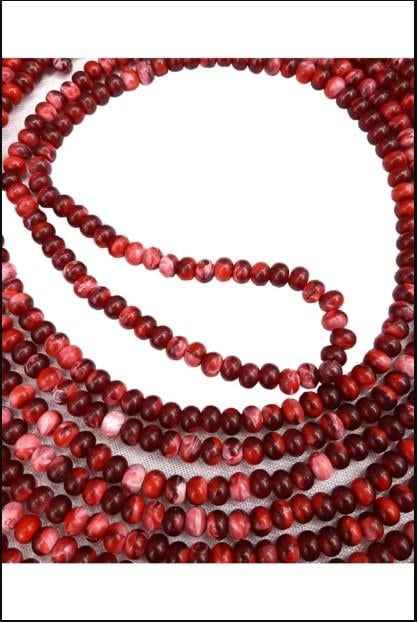 500lik 10 mm Zikir Tesbihi Bordo ve Kırmızı