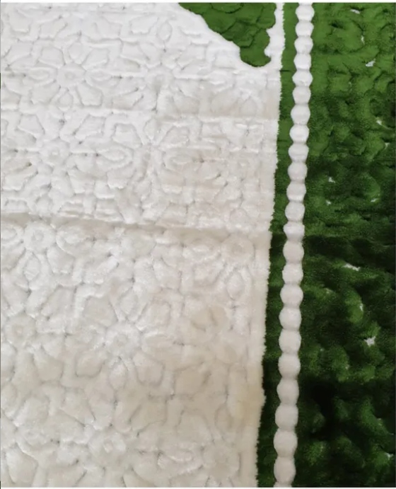Aydın Sina  Mihraplı Kendinden Desenli Seccade Yeşil