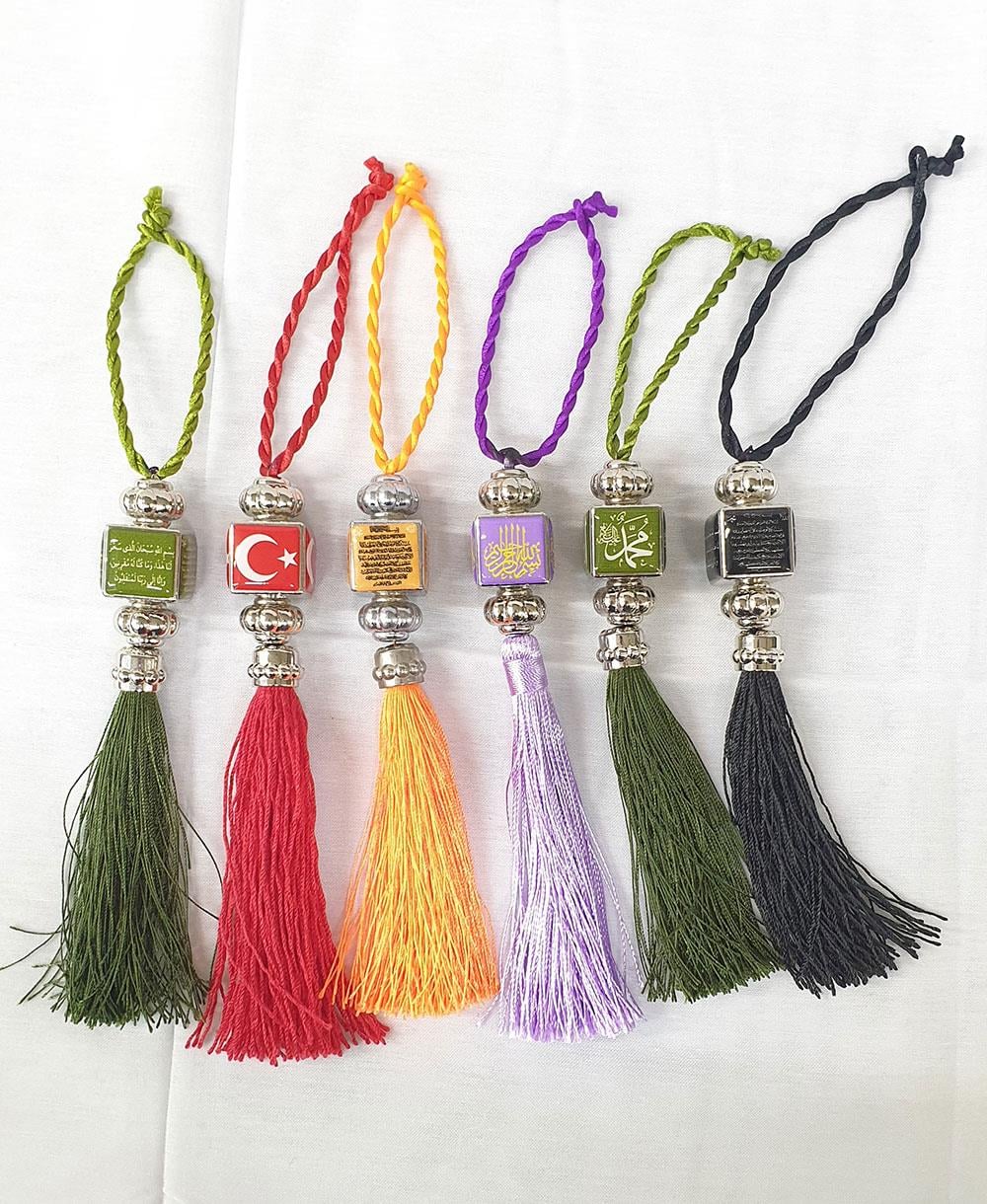 Ayetli Araba Süsü Kırmızı 