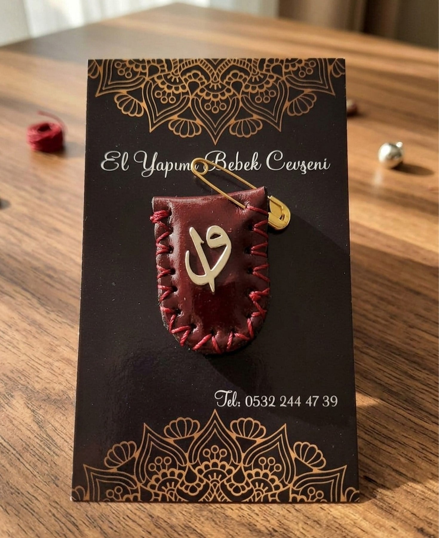 El Yapımı Bebek Cevşeni Bordo
