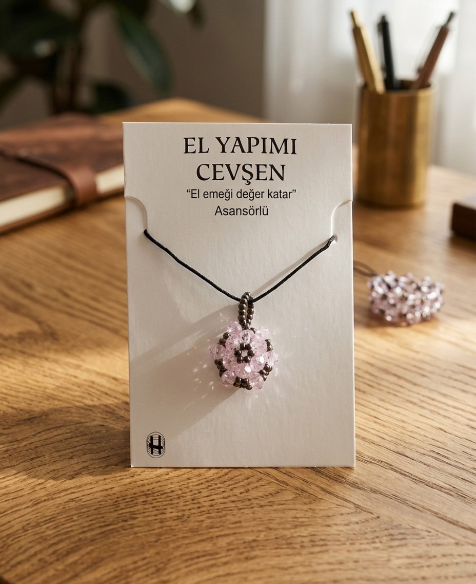 El Yapımı Cevşen Açık Pembe