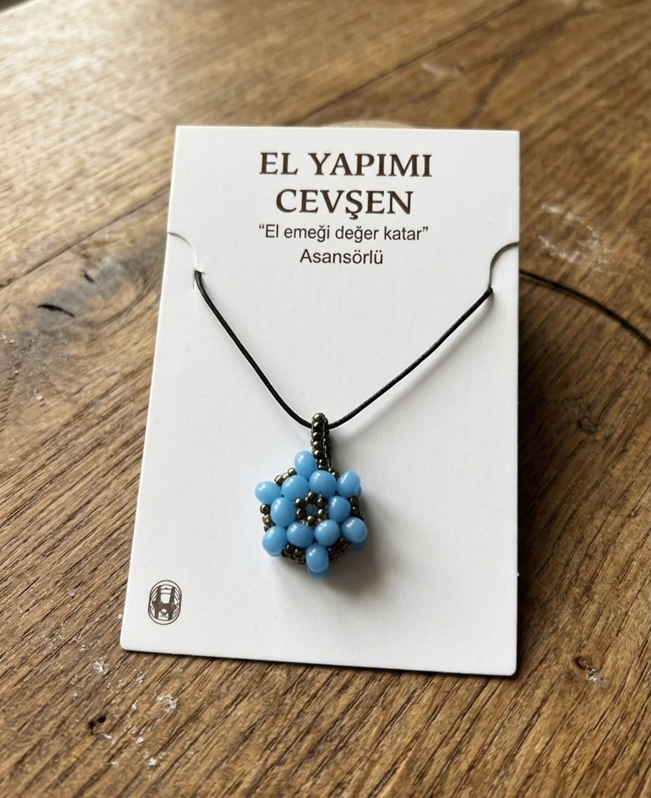 El Yapımı Cevşen Koyu Mavi