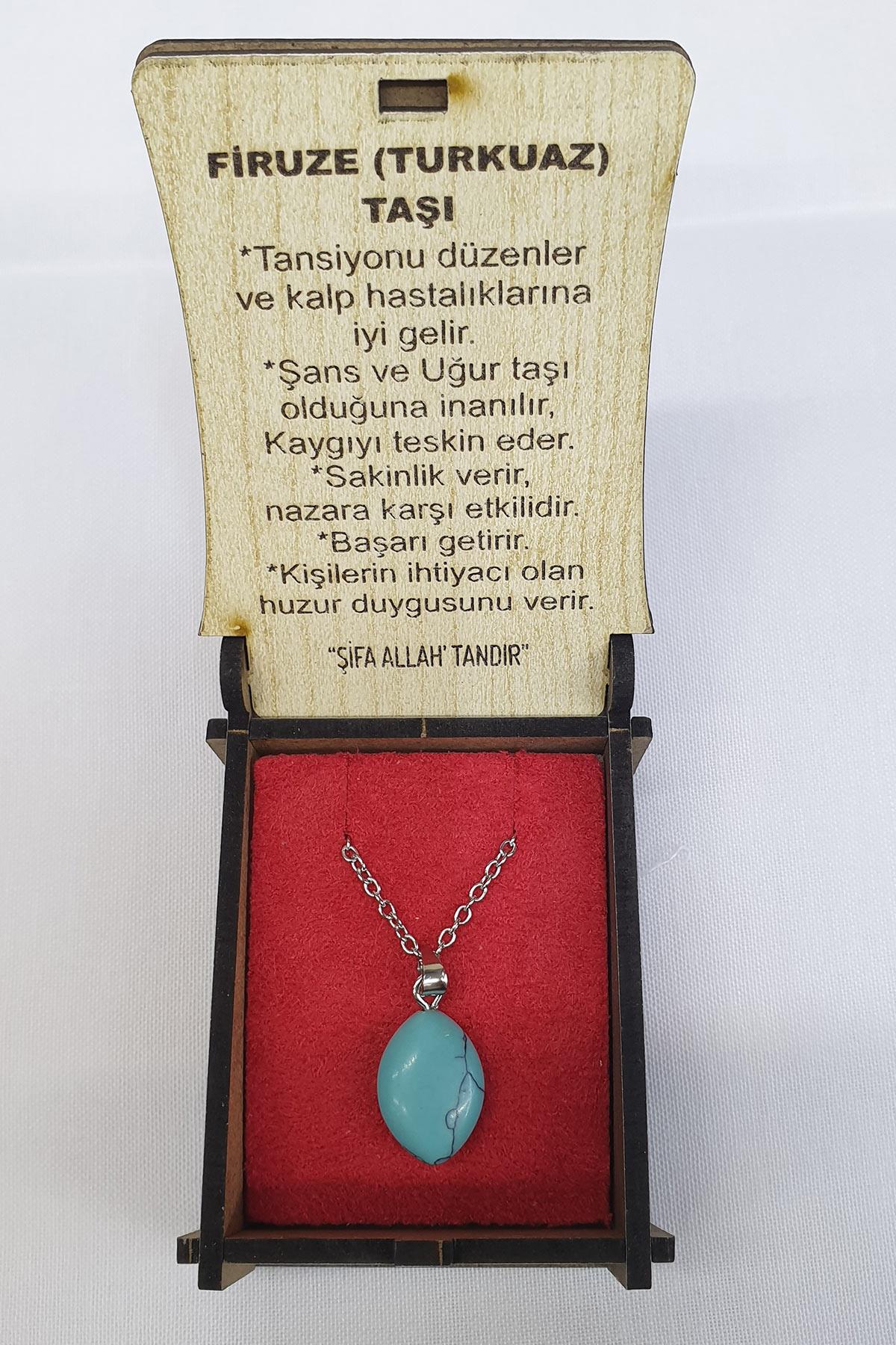 Firuze Turkuaz Taşı Kolye