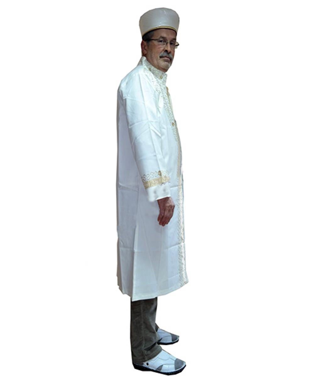 İmam Cübbesi - Yaldızlı Desenli - No1